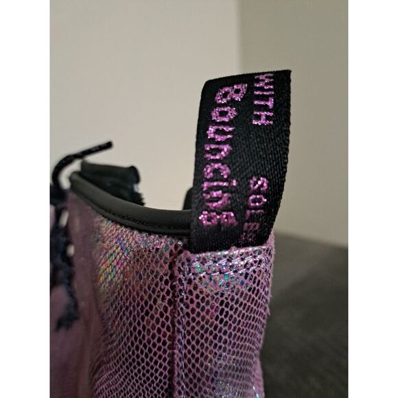 Dr. Martens 1460 Pascal Snake Metallic Purple Casual Boot - Picture 7 of 10